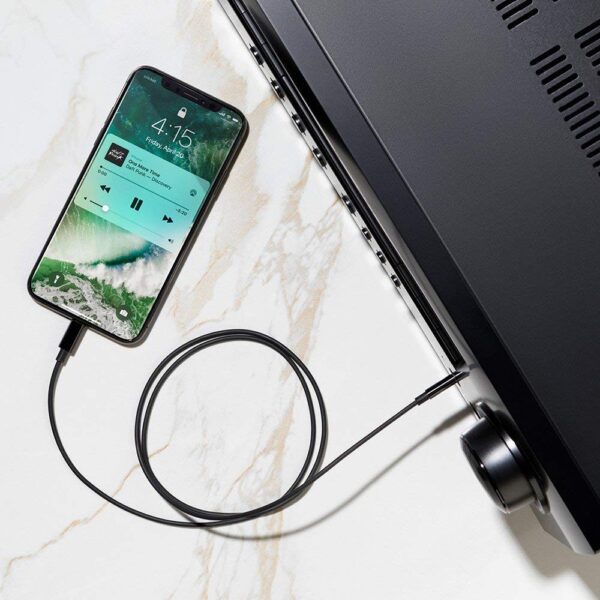 Cavo da Apple Lightning a Audio 3,5 mm M 1m Nero - immagine 6