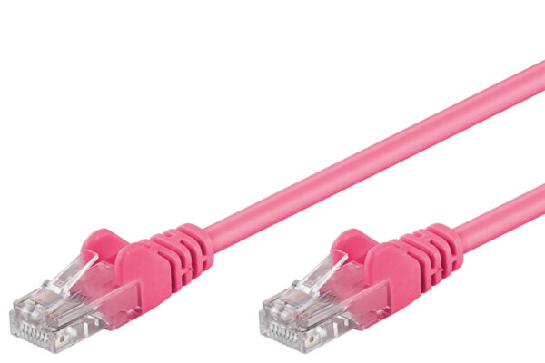 Cavo di rete Patch CCA Cat. 5e Rosa UTP 2m - immagine 2