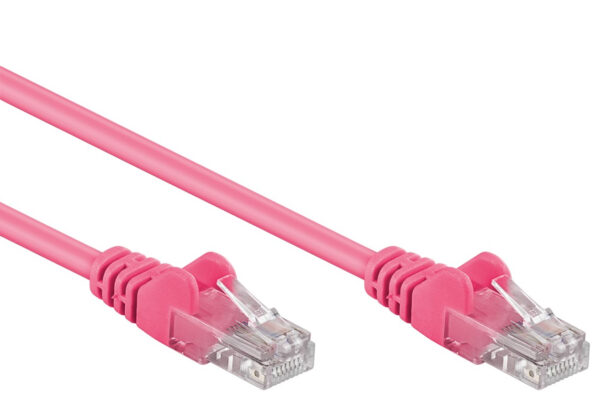 Cavo di rete Patch CCA Cat. 5e Rosa UTP 2m - immagine 3