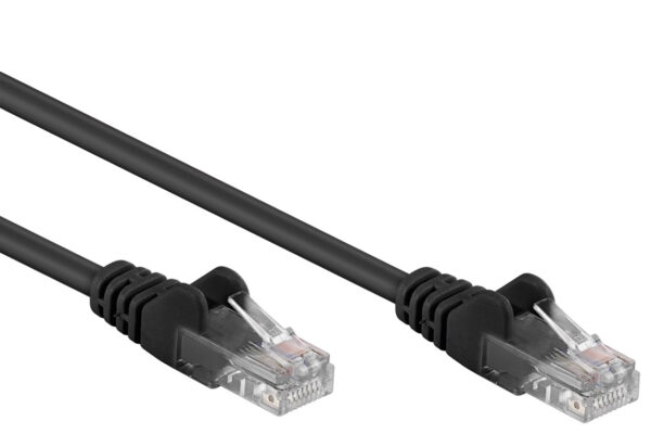 Cavo di rete Patch CCA Cat. 5e Nero UTP 10m - immagine 3