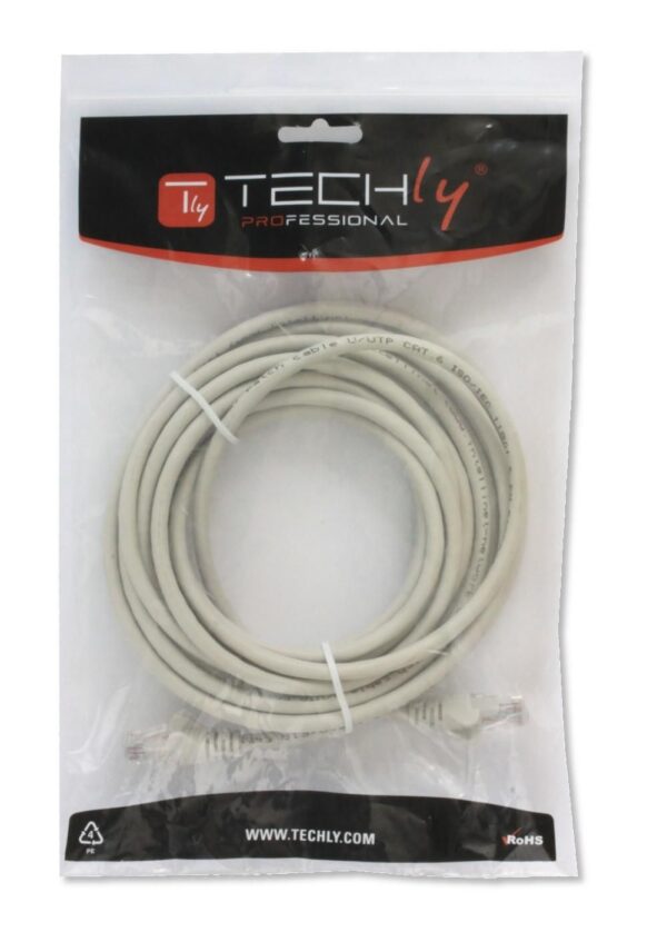 Cavo di rete Patch in CCA Cat.5E Grigio UTP 15m - immagine 2