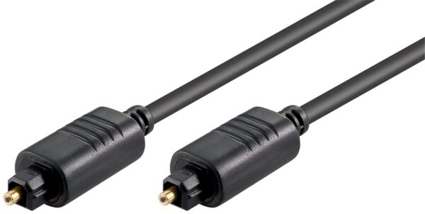 Cavo Audio Ottico Digitale Toslink (SPDIF) M/M 1m ø 5mm