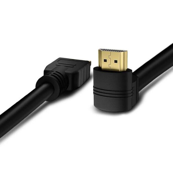 Cavo HDMI™ High Speed con Ethernet A/A M/M Angolato 90° 1m - immagine 6