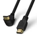Cavo HDMI&trade; High Speed con Ethernet A/A M/M Angolato 90&deg; 1m