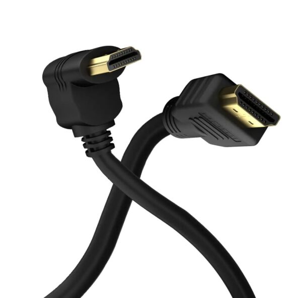 Cavo HDMI™ High Speed con Ethernet A/A M/M Angolato 90° 1m - immagine 5