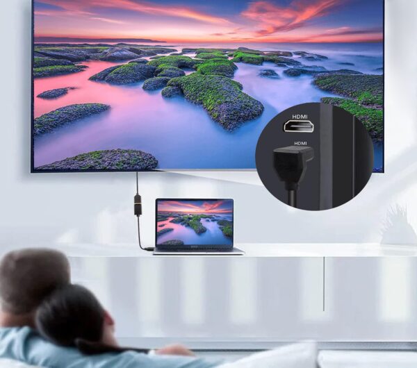 Cavo HDMI™ High Speed con Ethernet A/A M/M Angolato 90° 2m - immagine 8