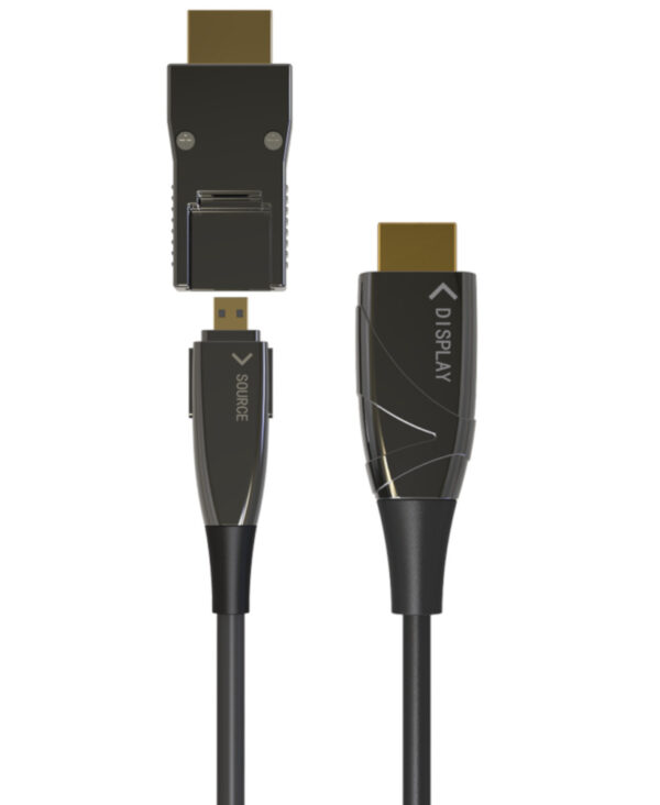 Cavo HDMI™ A/A Micro HDMI™ AOC in Fibra Ottica 4K 10m - immagine 2