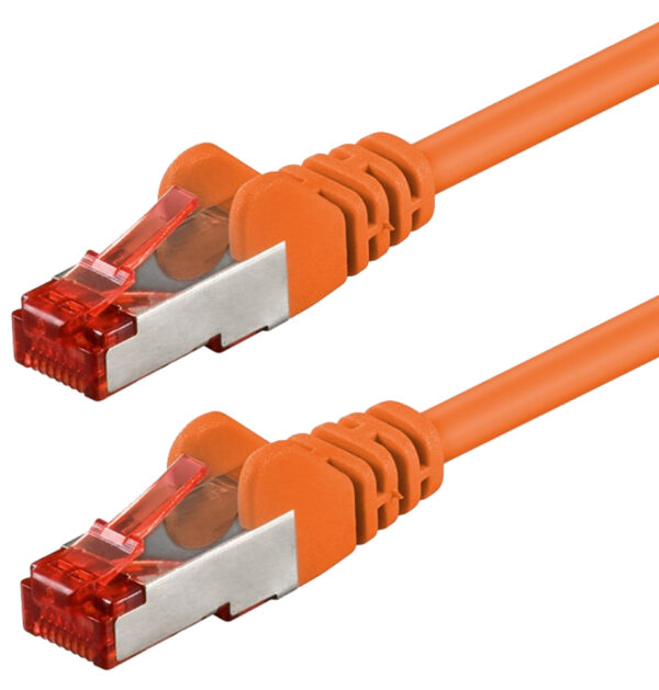 Cavo di rete Patch in rame Cat. 6 Arancione SFTP LSZH 0,5m