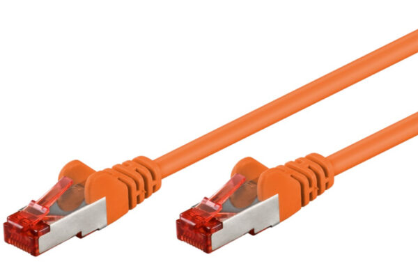 Cavo di rete Patch in rame Cat. 6 Arancione SFTP LSZH 0,5m - immagine 3