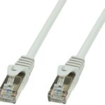 Cavo di rete Patch in rame Cat.6 Grigio SFTP LSZH 0,5m