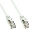 Cavo di rete Patch in rame Cat.6 Bianco SFTP LSZH 1m - immagine 2