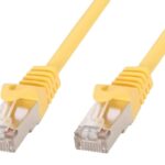 Cavo di rete Patch in rame Cat.6 Giallo SFTP LSZH 1m