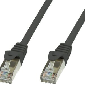 Cavo di rete Patch in rame Cat.6 Nero SFTP LSZH 1,5m