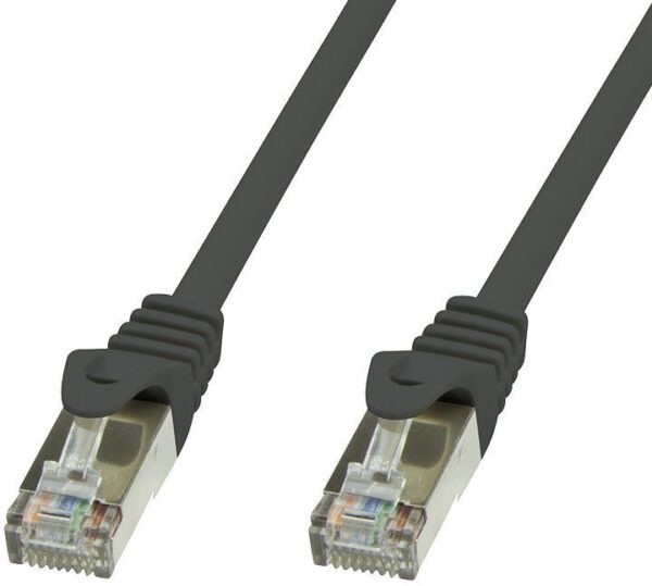 Cavo di rete Patch in rame Cat.6 Nero SFTP LSZH 5m