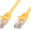 Cavo di rete Patch in rame Cat.6 Giallo SFTP LSZH 5m