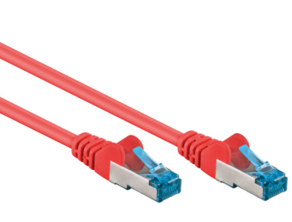 Cavo di Rete Patch in Rame Cat. 6A S/FTP LSZH 2 m Rosso - immagine 4