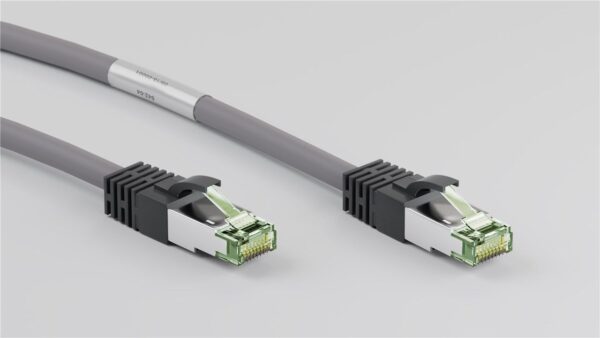 Cavo di rete Patch in rame Cat. 8.1 Grigio SFTP LSZH 1m - immagine 4