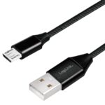 Cavo USB Micro-B Maschio/USB-A Maschio 0,3 m Nero