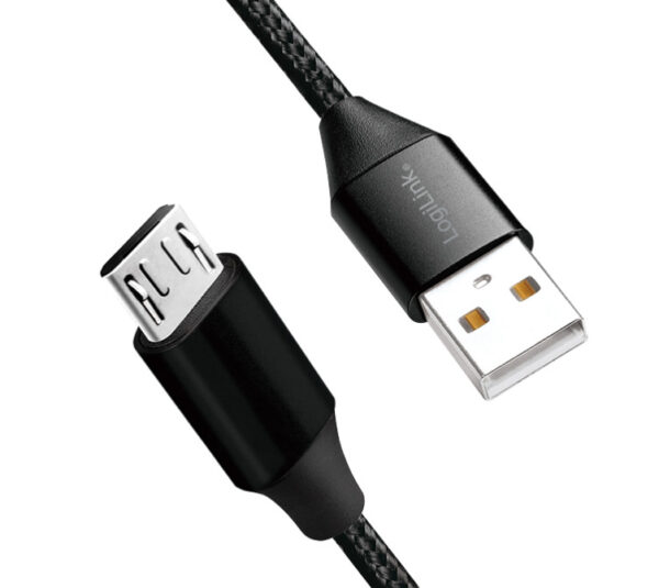 Cavo USB Micro-B Maschio/USB-A Maschio 1 m Nero - immagine 2