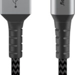 Cavo USB-C&trade; a USB A Connettori in Metallo e Rivestimento Tessuto 2,0m