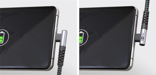 Cavo USB-C™ Maschio Angolato a USB-A Dritto 2m - immagine 5