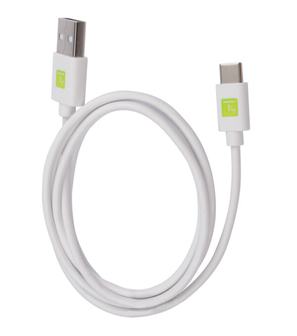 Cavo USB A Maschio 2.0 / USB-C™ Maschio 1m Bianco - immagine 2