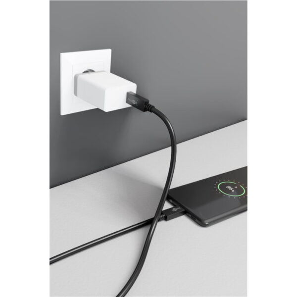 Cavo SuperSpeed USB-C™ Maschio/USB-C™ Maschio 100W PD 0.5m Nero - immagine 4