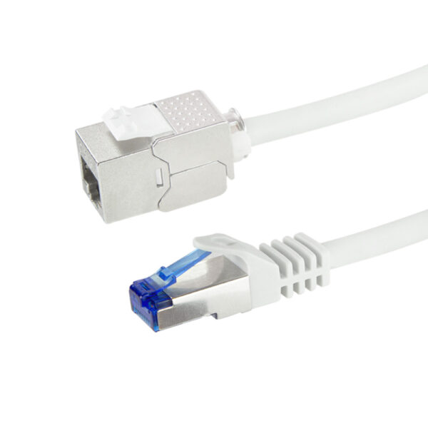 Cavo Prolunga Patch Cat.6A S/FTP 1m Grigio - immagine 6
