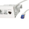 Cavo Prolunga Patch Cat.6A S/FTP 2m Grigio - immagine 5