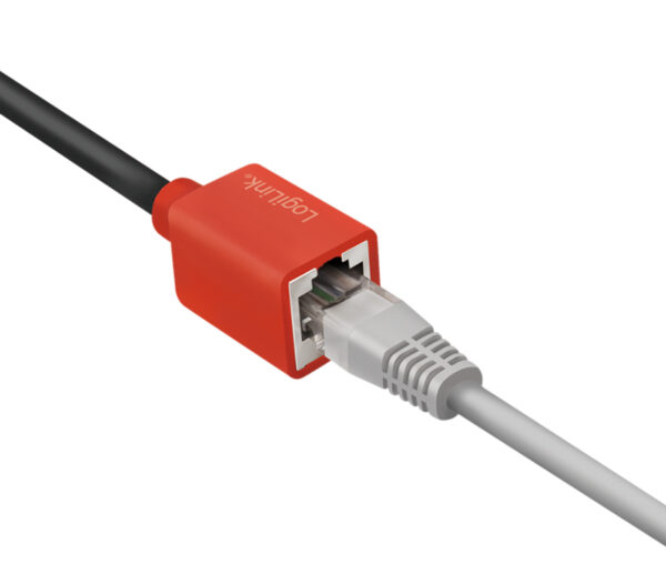 Adattatore RJ45 Cat.6A Classe EA Break Away Protezione Antistrappo 20cm - immagine 3