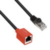 Adattatore RJ45 Cat.6A Classe EA Break Away Protezione Antistrappo 20cm - immagine 5
