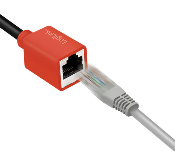 Adattatore RJ45 Cat.6A Classe EA Break Away Protezione Antistrappo 20cm - immagine 4