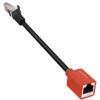 Adattatore RJ45 Cat.6A Classe EA Break Away Protezione Antistrappo 20cm - immagine 2