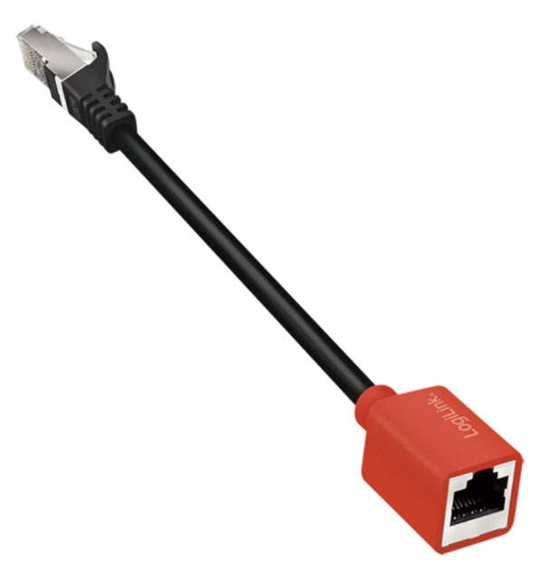 Adattatore RJ45 Cat.6A Classe EA Break Away Protezione Antistrappo 20cm - immagine 2