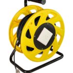 Cavo Patch Cat.7 Plug RJ45 S/FTP TPE con Avvolgicavo 60m Nero