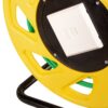 Cavo Patch Cat.7 Plug RJ45 S/FTP PUR con Avvolgicavo 60m Verde - immagine 2