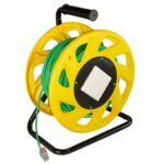 Cavo Patch Cat.7 Plug RJ45 S/FTP PUR con Avvolgicavo 60m Verde
