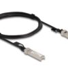 Cavo in Rame Twinax Passivo con Connettori SFP+ 10Gb 1m Nero - immagine 3