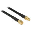 Cavo Antenna SMA M/F a Basse Perdite 7,5m Nero - immagine 3