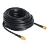Cavo Antenna SMA M/F a Basse Perdite 15m Nero - immagine 2