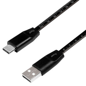 Cavo SuperSpeed USB-C™ Maschio/USB-A Maschio con Misuratore 1m Nero