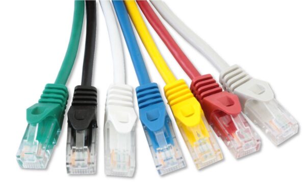 Cavo di Rete Patch in Rame Cat.6 Rosso UTP 1m - immagine 5