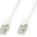 Cavo di Rete Patch in Rame Cat.6 Bianco UTP 1,5m
