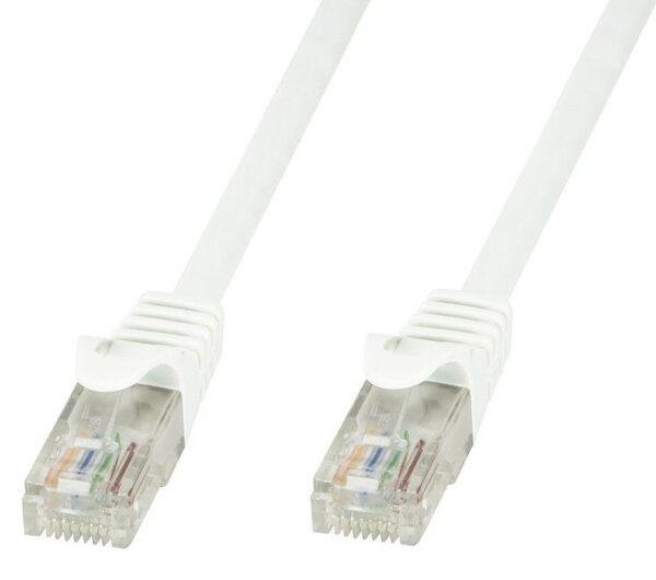 Cavo di Rete Patch in Rame Cat.6 Bianco UTP 1,5m