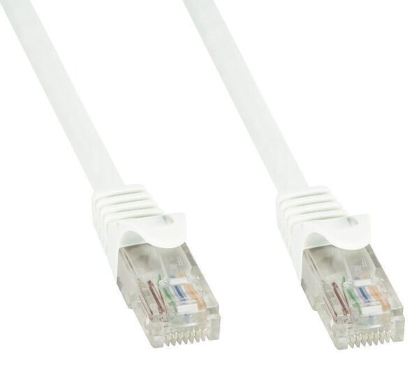 Cavo di Rete Patch in Rame Cat.6 Bianco UTP 1,5m - immagine 3