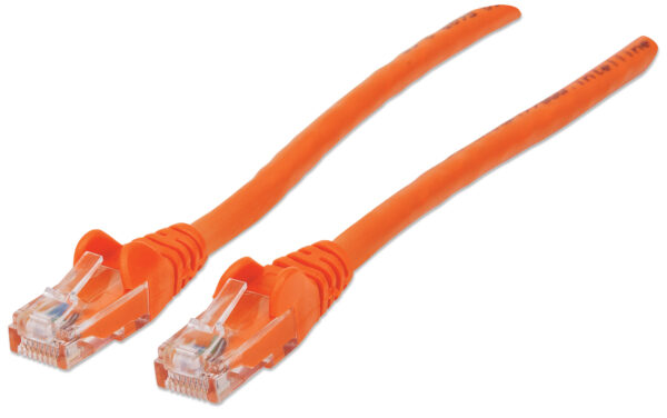 Cavo di rete Patch in Rame Cat. 6 Arancione UTP 2 mt - immagine 4