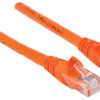 Cavo di rete Patch in Rame Cat. 6 Arancione UTP 2 mt - immagine 5