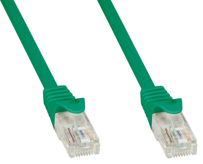 Cavo di Rete Patch in Rame Cat.6 Verde UTP 3 metri - immagine 3