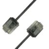 Cavo di rete Patch in Rame Ultra Slim Cat.6 Nero UTP 0,5 m - immagine 3
