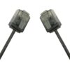 Cavo di rete Patch in Rame Ultra Slim Cat.6 Nero UTP 0,5 m - immagine 2